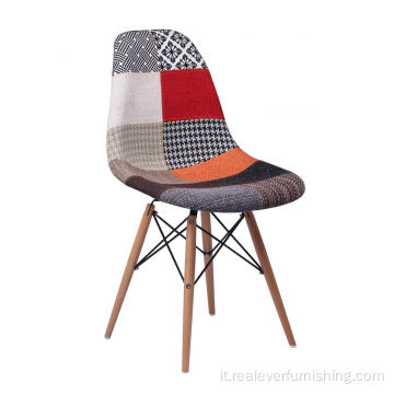 replica sedia imbottita patchwork eames dsw